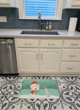 Load image into Gallery viewer, Italian Greyhound Snowman Christmas Machine Washable Memory Foam Mat CK2089RUG