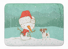 Load image into Gallery viewer, Jack Russell Terrier #2 Snowman Christmas Machine Washable Memory Foam Mat CK2091RUG