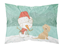Load image into Gallery viewer, Brown Maltese Snowman Christmas  Standard Pillowcase – Artistic Decorative Front, White Back CK2093PILLOWCASE