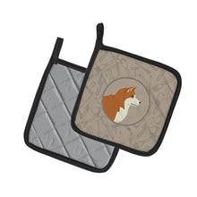 Load image into Gallery viewer, Akita In the Kitchen Pot Holders - Set of 2 - Heat-Resistant Kitchen Essentials CK2159PTHD