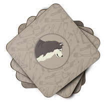 Load image into Gallery viewer, Alaskan Malamute In the Kitchen Foam Coaster  CK2160FC