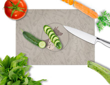 Load image into Gallery viewer, American Hairless Terrier In the Kitchen Glass Cutting Boards – Durable, Decorative Kitchen Art Large CK2161LCB