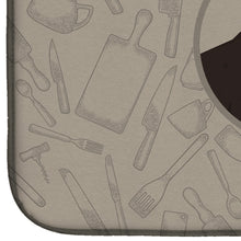 Load image into Gallery viewer, American Staffordshire Terrier In the Kitchen Dish Drying Mat – Absorbent, Artistic Kitchen Essentials CK2162DDM