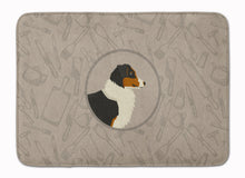 Load image into Gallery viewer, Australian Shepherd In the Kitchen Machine Washable Memory Foam Mat CK2163RUG
