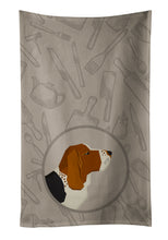 Load image into Gallery viewer, Basset Hound In the Kitchen Kitchen Towel – Artistic Dish Towel for Everyday Use CK2165KTWL
