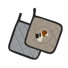 Load image into Gallery viewer, Beagle In the Kitchen Pot Holders - Set of 2 - Heat-Resistant Kitchen Essentials CK2166PTHD