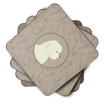 Load image into Gallery viewer, Bichon Frise In the Kitchen Foam Coaster  CK2168FC