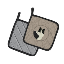 Load image into Gallery viewer, Border Collie In the Kitchen Pot Holders - Set of 2 - Heat-Resistant Kitchen Essentials CK2169PTHD