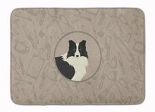 Load image into Gallery viewer, Border Collie In the Kitchen Machine Washable Memory Foam Mat CK2169RUG