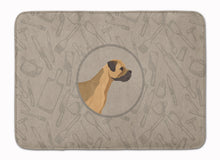 Load image into Gallery viewer, Border Terrier In the Kitchen Machine Washable Memory Foam Mat CK2170RUG