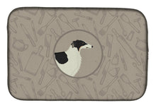 Load image into Gallery viewer, Borzoi In the Kitchen Dish Drying Mat – Absorbent, Artistic Kitchen Essentials CK2171DDM