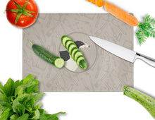 Load image into Gallery viewer, Borzoi In the Kitchen Glass Cutting Boards – Durable, Decorative Kitchen Art Large CK2171LCB