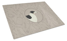 Load image into Gallery viewer, Borzoi In the Kitchen Glass Cutting Boards – Durable, Decorative Kitchen Art Large CK2171LCB