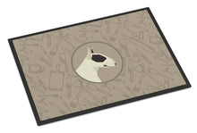 Load image into Gallery viewer, Black and White Bull Terrier In the Kitchen Doormat - 24x36 Decorative Floor Mat – Indoor/Outdoor Rug with Artistic Flair CK2174JMAT