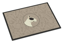 Load image into Gallery viewer, Black and White Bull Terrier In the Kitchen Doormat - 18x27 Decorative Floor Mat – Indoor/Outdoor Rug with Artistic Flair CK2174MAT