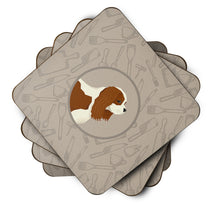 Load image into Gallery viewer, Cavalier Spaniel In the Kitchen Foam Coaster  CK2176FC