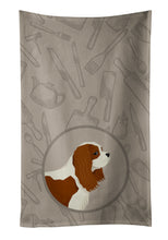 Load image into Gallery viewer, Cavalier Spaniel In the Kitchen Kitchen Towel – Artistic Dish Towel for Everyday Use CK2176KTWL