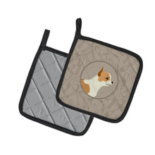 Load image into Gallery viewer, Chihuahua In the Kitchen Pot Holders - Set of 2 - Heat-Resistant Kitchen Essentials CK2177PTHD
