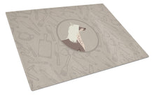 Load image into Gallery viewer, Chinese Crested In the Kitchen Glass Cutting Boards – Durable, Decorative Kitchen Art Large CK2178LCB