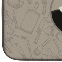 Load image into Gallery viewer, Collie In the Kitchen Dish Drying Mat – Absorbent, Artistic Kitchen Essentials CK2179DDM