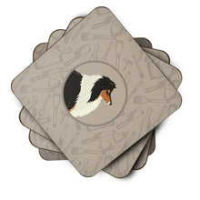 Load image into Gallery viewer, Collie In the Kitchen Foam Coaster  CK2179FC