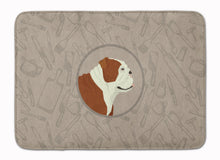 Load image into Gallery viewer, English Bulldog In the Kitchen Machine Washable Memory Foam Mat CK2183RUG