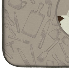 Load image into Gallery viewer, English Springer Spaniel In the Kitchen Dish Drying Mat – Absorbent, Artistic Kitchen Essentials CK2184DDM