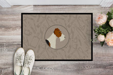 Load image into Gallery viewer, Fox Terrier In the Kitchen Doormat - 24x36 Decorative Floor Mat – Indoor/Outdoor Rug with Artistic Flair CK2185JMAT