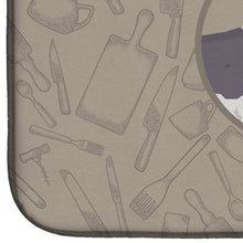 Load image into Gallery viewer, Greyhound In the Kitchen Dish Drying Mat – Absorbent, Artistic Kitchen Essentials CK2190DDM