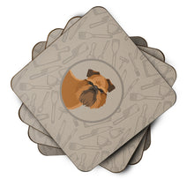 Load image into Gallery viewer, Brussels Griffon In the Kitchen Foam Coaster  CK2191FC