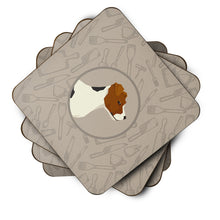 Load image into Gallery viewer, Jack Russell Terrier In the Kitchen Foam Coaster  CK2194FC