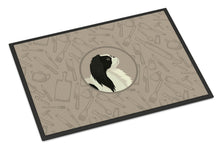 Load image into Gallery viewer, Japanese Chin In the Kitchen Doormat - 24x36 Decorative Floor Mat – Indoor/Outdoor Rug with Artistic Flair CK2195JMAT