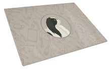 Load image into Gallery viewer, Japanese Chin In the Kitchen Glass Cutting Boards – Durable, Decorative Kitchen Art Large CK2195LCB