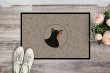 Load image into Gallery viewer, Lancashire Terrier In the Kitchen Doormat - 18x27 Decorative Floor Mat – Indoor/Outdoor Rug with Artistic Flair CK2197MAT