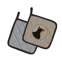 Load image into Gallery viewer, Lancashire Terrier In the Kitchen Pot Holders - Set of 2 - Heat-Resistant Kitchen Essentials CK2197PTHD
