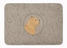Load image into Gallery viewer, Norwich Terrier In the Kitchen Machine Washable Memory Foam Mat CK2198RUG