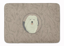 Load image into Gallery viewer, Old English Sheepdog In the Kitchen Machine Washable Memory Foam Mat CK2199RUG