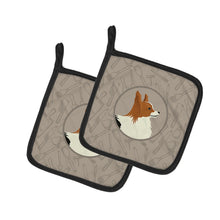 Load image into Gallery viewer, Papillon In the Kitchen Pot Holders - Set of 2 - Heat-Resistant Kitchen Essentials CK2200PTHD