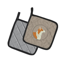 Load image into Gallery viewer, Pembroke Corgi In the Kitchen Pot Holders - Set of 2 - Heat-Resistant Kitchen Essentials CK2201PTHD