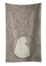 Load image into Gallery viewer, Poodle In the Kitchen Kitchen Towel – Artistic Dish Towel for Everyday Use CK2203KTWL