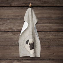 Load image into Gallery viewer, Pug In the Kitchen Kitchen Towel – Artistic Dish Towel for Everyday Use CK2204KTWL