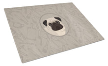 Load image into Gallery viewer, Pug In the Kitchen Glass Cutting Boards – Durable, Decorative Kitchen Art Large CK2204LCB