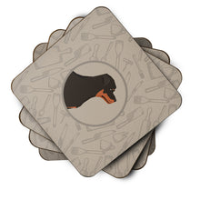 Load image into Gallery viewer, Rottweiler In the Kitchen Foam Coaster  CK2205FC