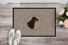 Load image into Gallery viewer, Rottweiler In the Kitchen Doormat - 24x36 Decorative Floor Mat – Indoor/Outdoor Rug with Artistic Flair CK2205JMAT