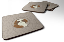 Load image into Gallery viewer, Shih Tzu In the Kitchen Foam Coaster  CK2210FC
