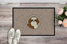 Load image into Gallery viewer, Shih Tzu In the Kitchen Doormat - 24x36 Decorative Floor Mat – Indoor/Outdoor Rug with Artistic Flair CK2210JMAT