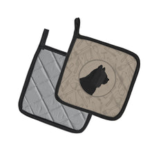 Load image into Gallery viewer, Skye Terrier In the Kitchen Pot Holders - Set of 2 - Heat-Resistant Kitchen Essentials CK2211PTHD