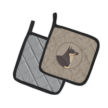 Load image into Gallery viewer, Swedish Vallhund In the Kitchen Pot Holders - Set of 2 - Heat-Resistant Kitchen Essentials CK2213PTHD