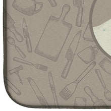 Load image into Gallery viewer, Westie In the Kitchen Dish Drying Mat – Absorbent, Artistic Kitchen Essentials CK2216DDM