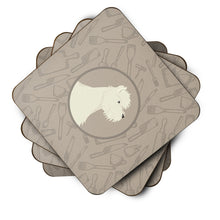 Load image into Gallery viewer, Westie In the Kitchen Foam Coaster  CK2216FC